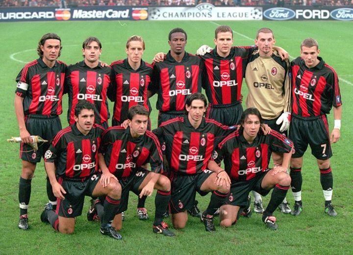 Maillot AC Milan Domicile 2000/01