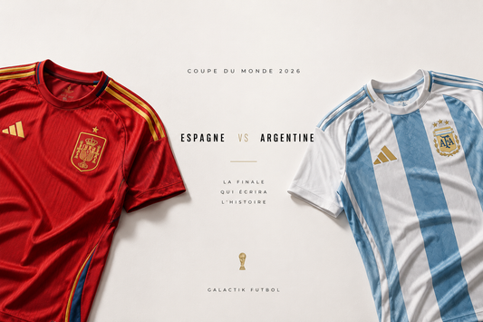Finale CDM 2026 : Espagne ou Argentine, quel maillot marquera l'histoire ?