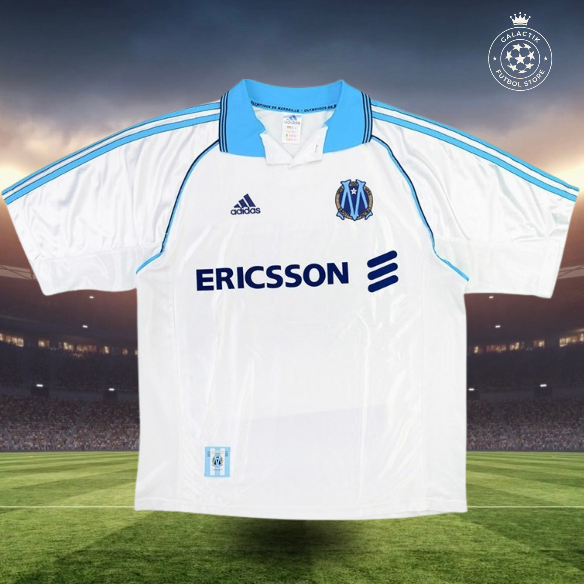 OM Olympique de Marseille Domicile Retro 1998/1999 OM Olympique de Marseille Domicile Retro 1998/1999